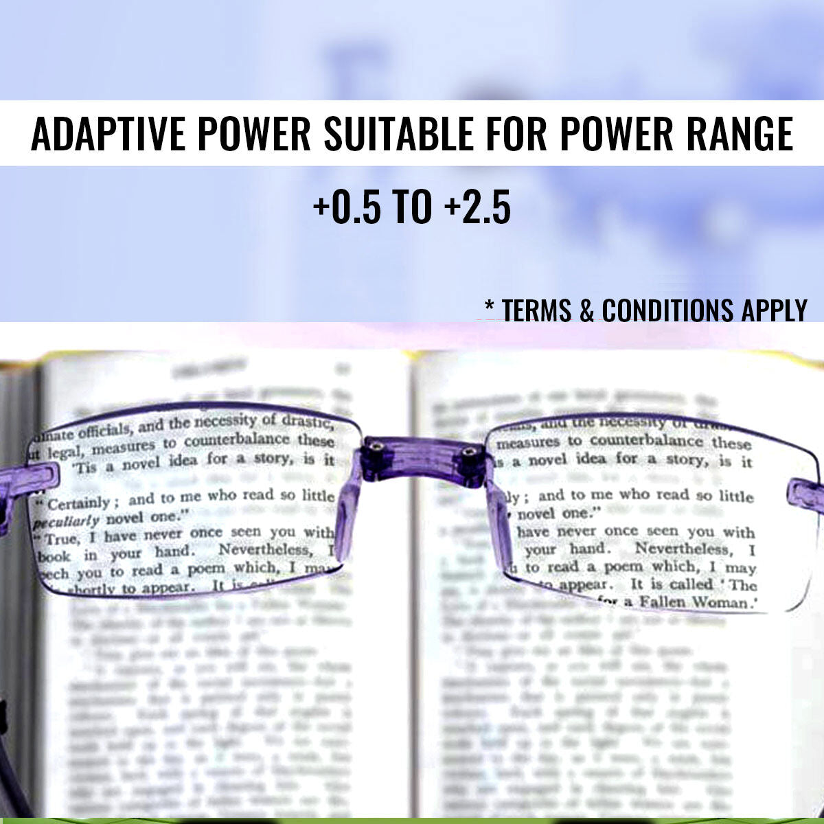 ( Buy 1 Get 1 ) SmartVision Pro™ - Diamond Cut Adaptive Power Mobile Protection Reading Glasses ( +0.5 to +2.5 Power )