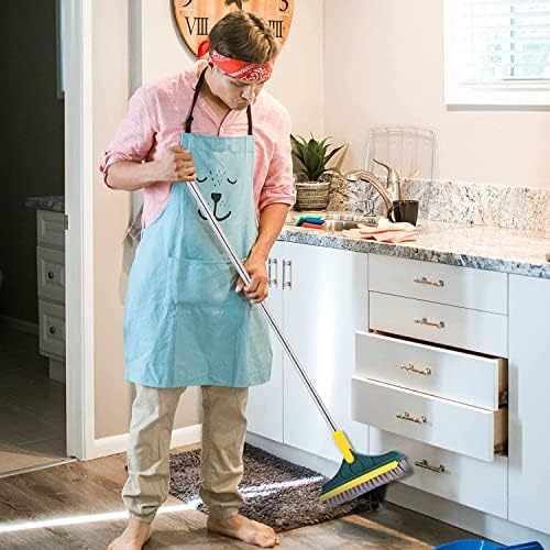 2-in-1 Bathroom Cleaning Brush with Wiper - Long Handle 120° Rotate Toilet Brush