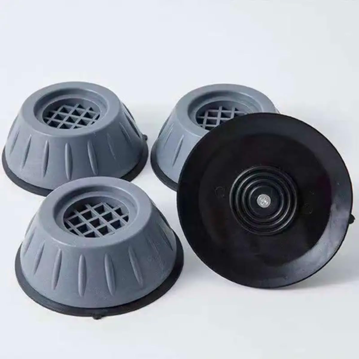 Washing Machine Stand with Anti-Vibration Pads (Set of 4)