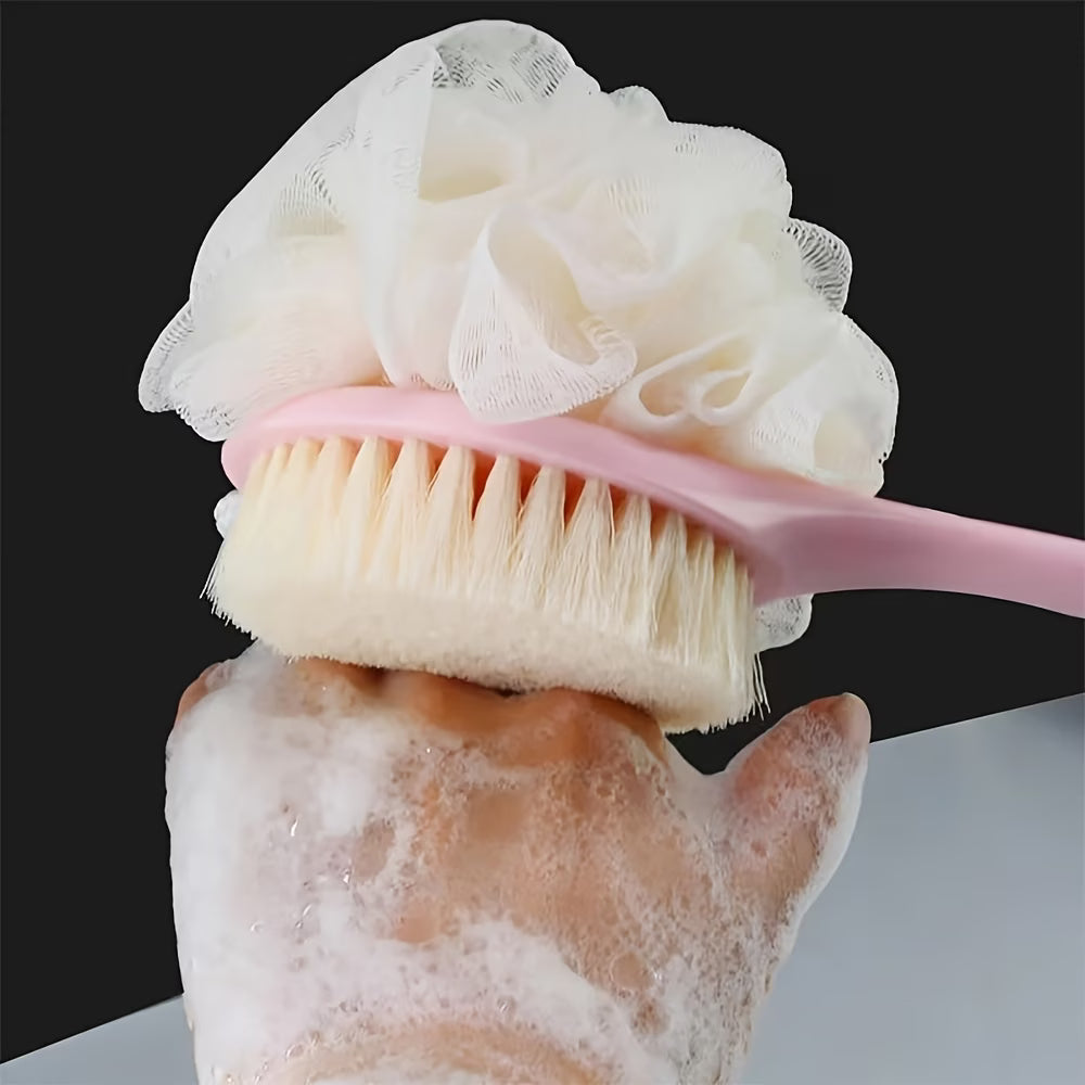 ₹599 mein Spa Jaisi Feeling — Body Bath Brush with Loofah! ( BUY 1 GET 1 FREE )