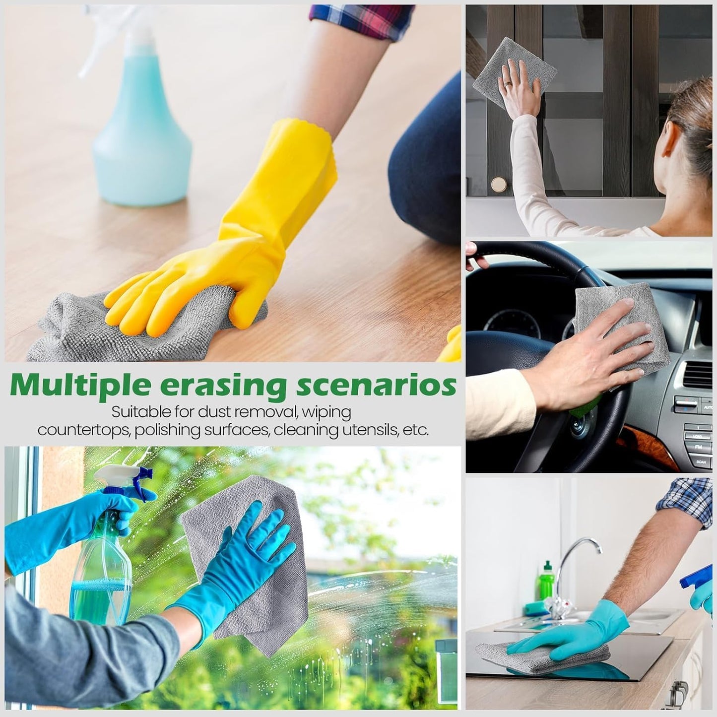 Microfiber Cleaning Cloth (20 Sheets)