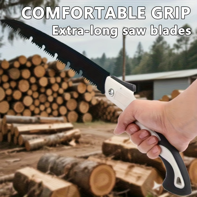 Multi-function Large Folding Saw - Household Outdoor Woodworking Saw - Garden Quick Tree Cutting Hand Saw