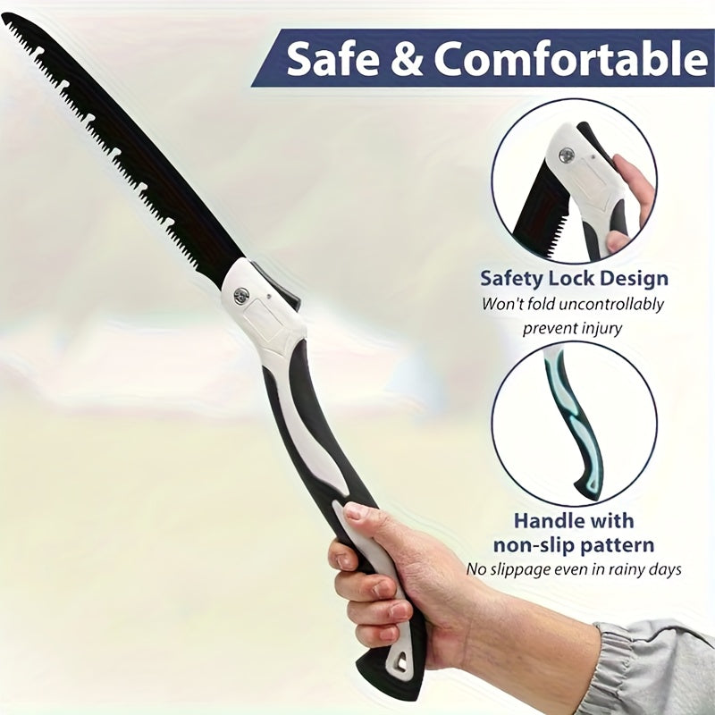 Multi-function Large Folding Saw - Household Outdoor Woodworking Saw - Garden Quick Tree Cutting Hand Saw