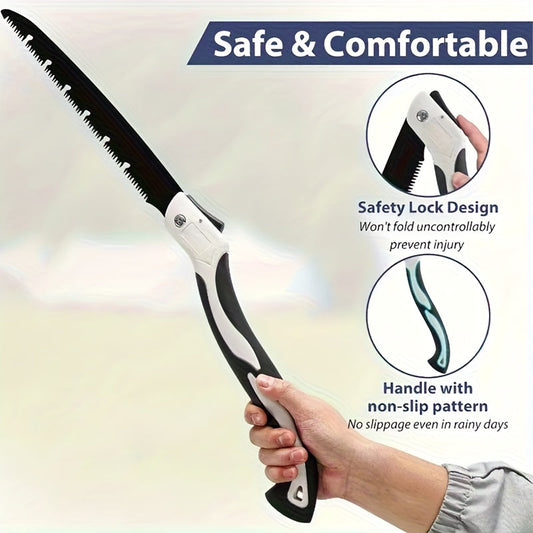 Multi-function Large Folding Saw - Household Outdoor Woodworking Saw - Garden Quick Tree Cutting Hand Saw