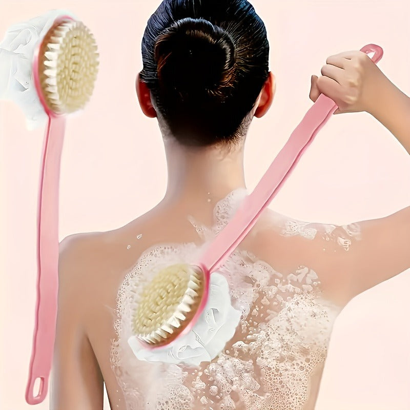 ₹599 mein Spa Jaisi Feeling — Body Bath Brush with Loofah! ( BUY 1 GET 1 FREE )